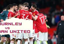 Prediksi Skor dan Susunan Pemain Burnley vs MU 9 Fabruari 2022