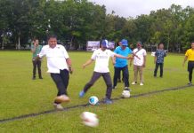 Bupati Halbar Buka Laga Persahabatan Sepak Bola Wartawan se-Maluku Utara